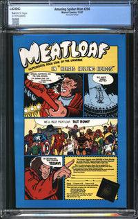 Amazing Spider-Man (1963) #294 Newsstand Edition CGC 9.6 NM+