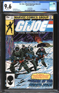 G.I. Joe, A Real American Hero (1982) #  2 Second Printing CGC 9.6 NM+