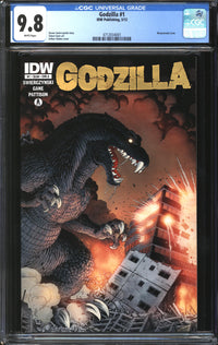 Godzilla (2012) #1 CGC 9.8 NM/MT