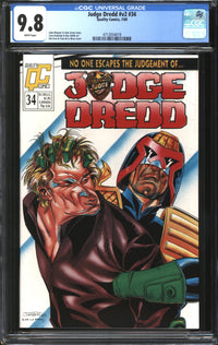 Judge Dredd (1986) #34 CGC 9.8 NM/MT