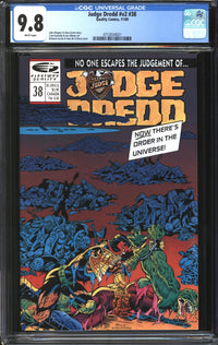 Judge Dredd (1986) #38 CGC 9.8 NM/MT