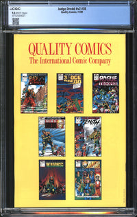 Judge Dredd (1986) #38 CGC 9.8 NM/MT