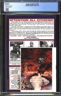 Judge Dredd (1986) #56 CGC 9.8 NM/MT