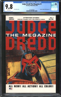 Judge Dredd The Megazine (1991) #1 CGC 9.8 NM/MT