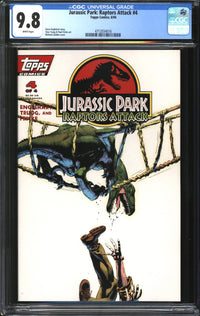 Jurassic Park: Raptors Attack (1994) #4 CGC 9.8 NM/MT