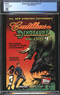 Jurassic Park: Raptors Attack (1994) #4 CGC 9.8 NM/MT