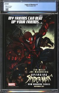 Legion Of Monsters (2011) #1 CGC 9.8 NM/MT