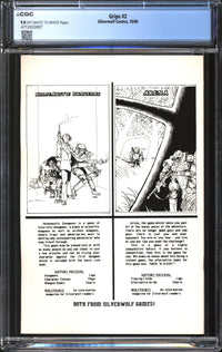 Grips (1986) #2 CGC 9.8 NM/MT