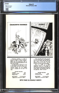 Grips (1986) #2 CGC 9.8 NM/MT