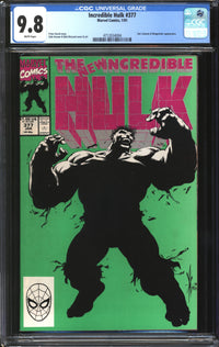 Incredible Hulk (1962) #377 CGC 9.8 NM/MT