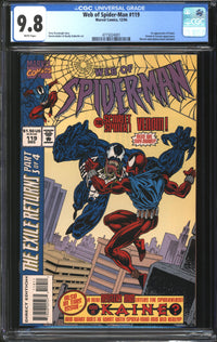 Web Of Spider-Man (1985) #119 CGC 9.8 NM/MT