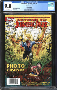 Return To Jurassic Park (1995) #8 Newsstand Edition CGC 9.8 NM/MT