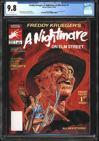 Freddy Krueger's A Nightmare On Elm Street (1989) #1 CGC 9.8 NM/MT
