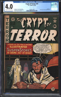 Crypt Of Terror (1950) #19 CGC 4.0 VG