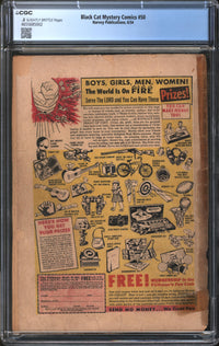 Black Cat Mystery Comics (1951) #50 CGC .5 PR