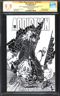 Addiction (2023) #1 NYCC Alitha Martinez Edition CGC Signature Series 9.9 MINT Signed Claudia Balboni, David Quinn & Vincent Zurzolo