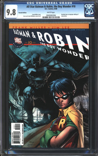 All-Star Batman & Robin, The Boy Wonder (2005) #10 Recalled Edition CGC 9.8 NM/MT