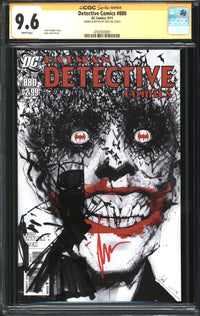 Detective Comics (1937) #880 CGC Signature Series 9.6 NM+ Signed/Sketch Jock