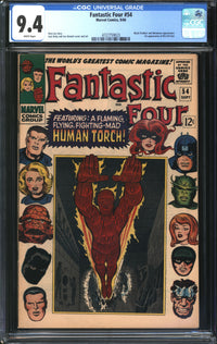Fantastic Four (1961) # 54 CGC 9.4 NM