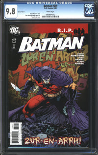 Batman (1940) #679 Tony Daniel Variant CGC 9.8 NM/MT