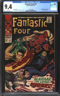 Fantastic Four (1961) # 63 CGC 9.4 NM