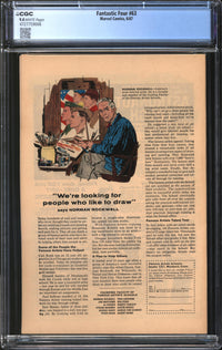 Fantastic Four (1961) # 63 CGC 9.4 NM