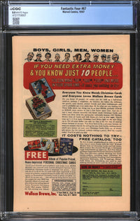 Fantastic Four (1961) # 67 CGC 8.0 VF