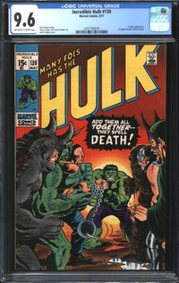 Incredible Hulk (1962) #139 CGC 9.6 NM+