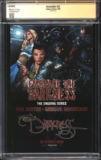 Invincible (2003) # 52 Sketch Cover CGC Signature Series 9.6 NM+ Signed Robert Kirkman & Ryan Ottley