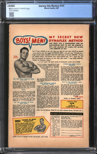 Journey Into Mystery (1952) #113 CGC 8.0 VF
