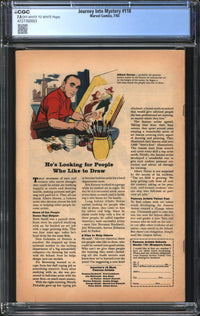 Journey Into Mystery (1952) #118 CGC 7.0 FN/VF