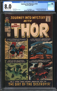 Journey Into Mystery (1952) #119 CGC 8.0 VF