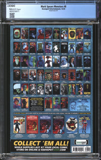 Mark Spears Monsters (2024) #8 Variant Cover A71 CGC 9.8 NM/MT