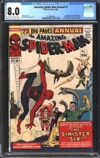 Amazing Spider-Man Annual (1969) #1 CGC 8.0 VF