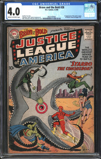 Brave And The Bold (1955) # 28 CGC 4.0 VG