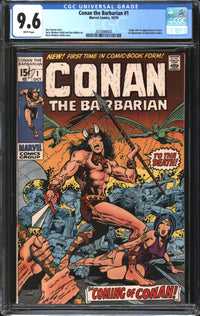 Conan The Barbarian (1970) # 1 CGC 9.6 NM+