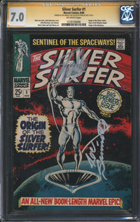 Silver Surfer (1968) #1 CGC Signature Series 7.0 FN/VF Signed Stan Lee & Joe Sinnott