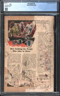 Daredevil (1964) #  1 CGC 1.0 FR