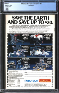 Robotech: The New Generation (1985) #14 CGC 9.8 NM/MT