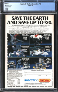 Robotech: The New Generation (1985) #15 CGC 9.8 NM/MT