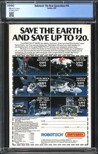 Robotech: The New Generation (1985) #16 CGC 9.8 NM/MT