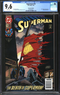 Superman (1987) # 75 Newsstand Edition CGC 9.6 NM+
