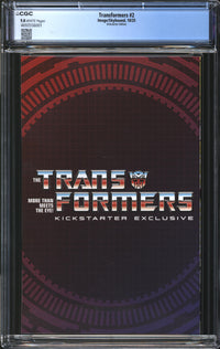 Transformers (1984) # 2 2025 Kickstarter Edition CGC 9.8 NM/MT