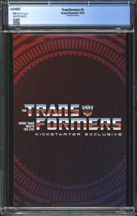 Transformers (1984) # 5 2025 Kickstarter Edition CGC 9.8 NM/MT