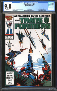 Transformers (1984) #21 CGC 9.8 NM/MT