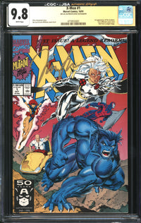 X-Men (1991) #  1 (Cover A) CGC x JSA Signature Series 9.8 NM/MT Signed Jim Lee