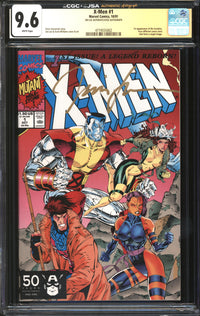 X-Men (1991) #  1 (Cover B) CGC x JSA Signature Series 9.6 NM+ Signed Jim Lee
