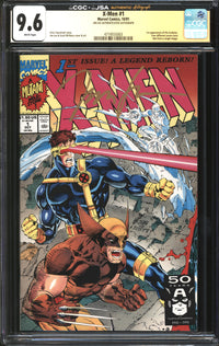 X-Men (1991) #  1 (Cover C) CGC x JSA Signature Series 9.6 NM+ Signed Jim Lee