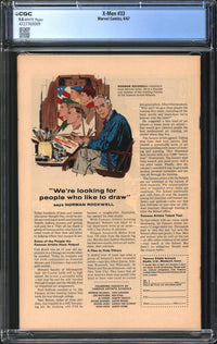 X-Men (1963) # 33 CGC 9.0 VF/NM