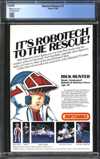 Robotech Masters (1985) #12 CGC 9.8 NM/MT